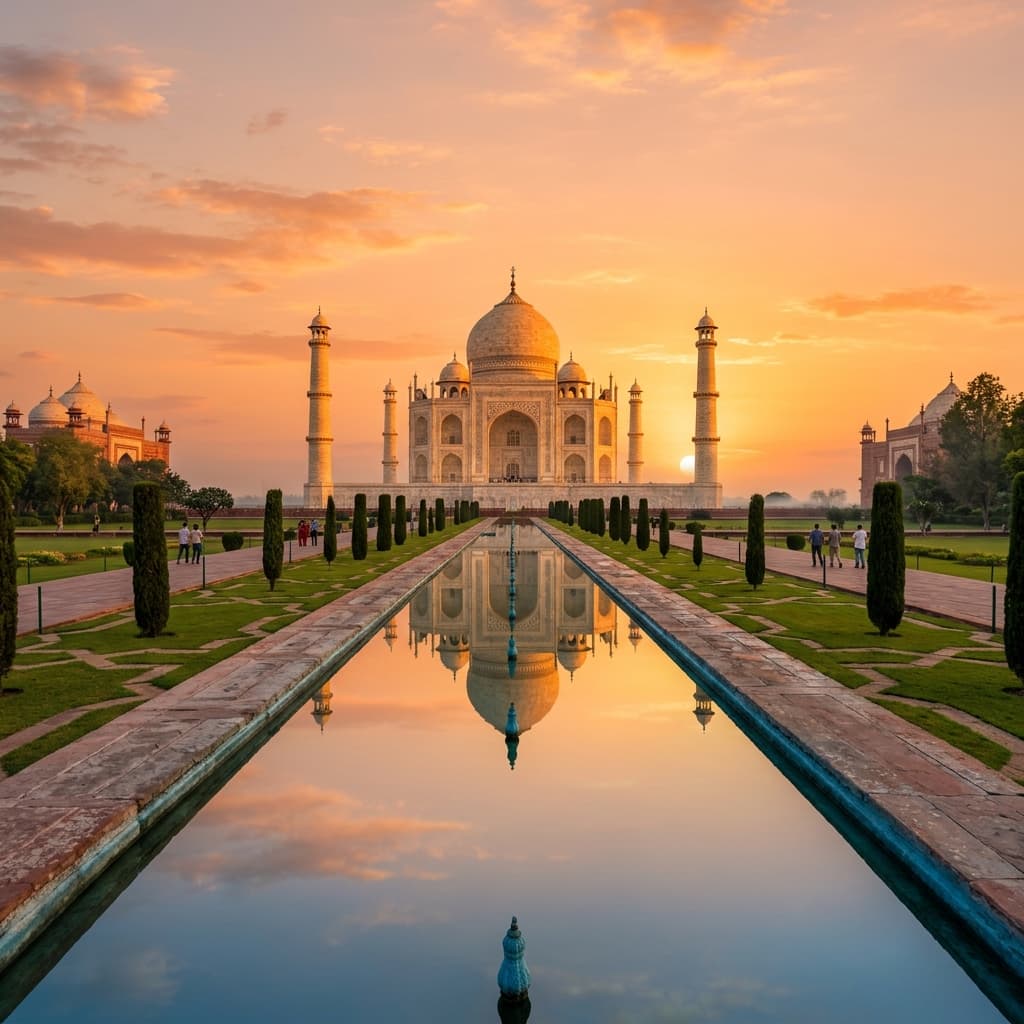 Indian heritage monument visited by travelers